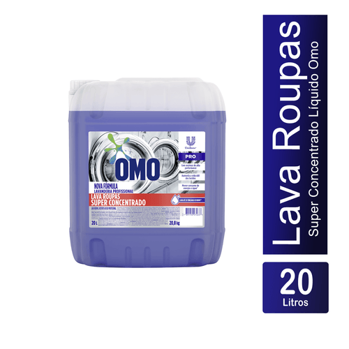 Lava Roupas Líquido Super Concentrado 20L Omo