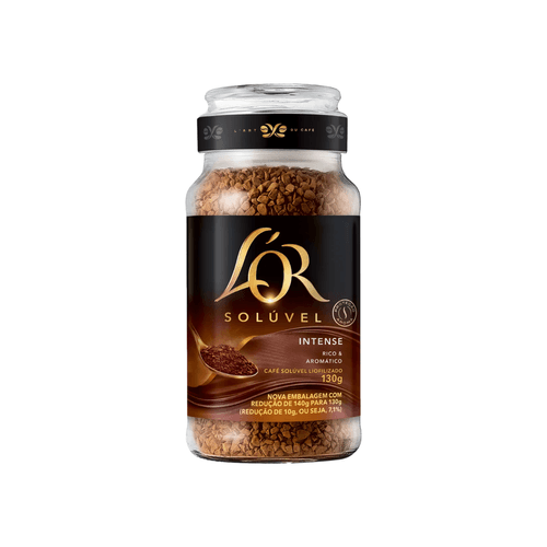 Café Solúvel Intense Vidro 130g L'or