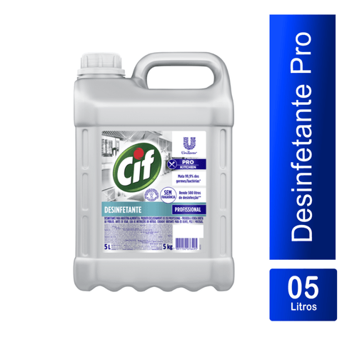 Desinfetante Profissional Sem Perfume 5L Cif