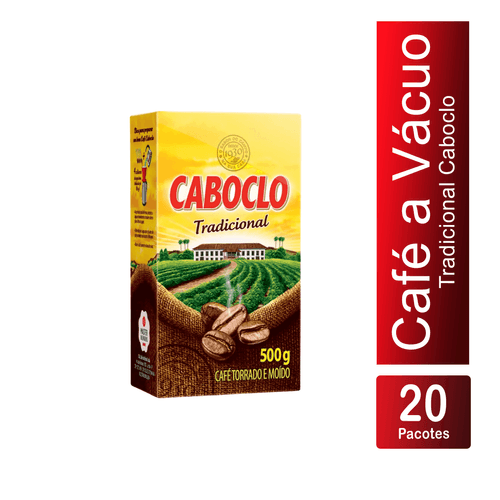 Café a Vácuo Tradicional Caixa 20x500g Caboclo