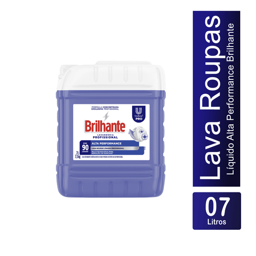 Lava Roupas Líquido Alta Performance 7L Brilhante