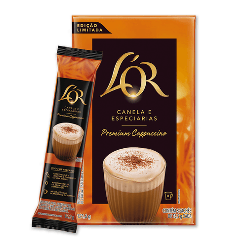 Cappuccino Canela Stick 8x15,2g L'or