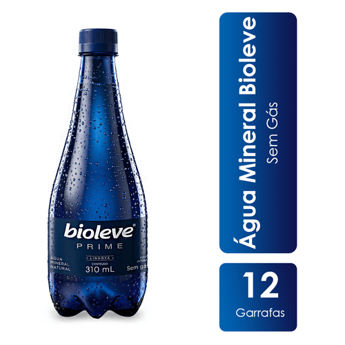 Água Mineral Sem Gás Prime Fardo 12x310ml Bioleve