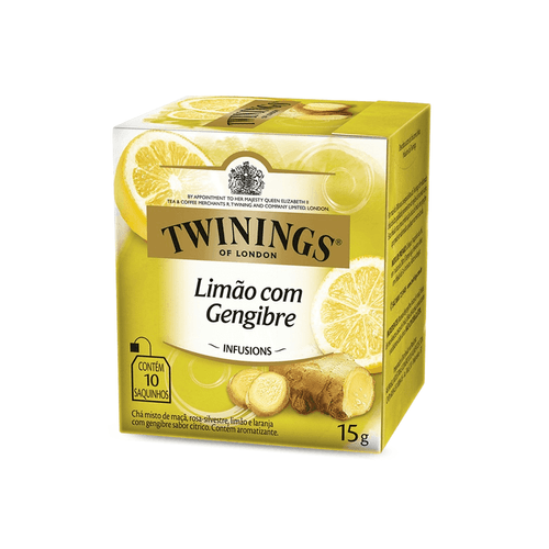 Chá Limão e Gengibre 10x1,5g Twinings