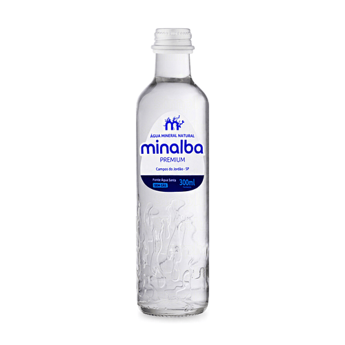 Água Mineral Sem Gás Premium Fardo 12x300ml Minalba