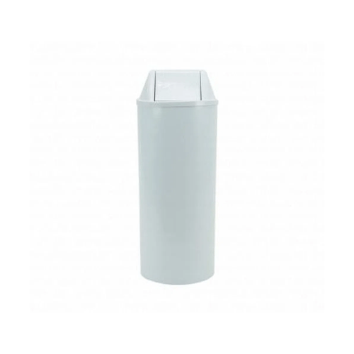 Lixeira Cesto Basculante com Tampa Branco 22L