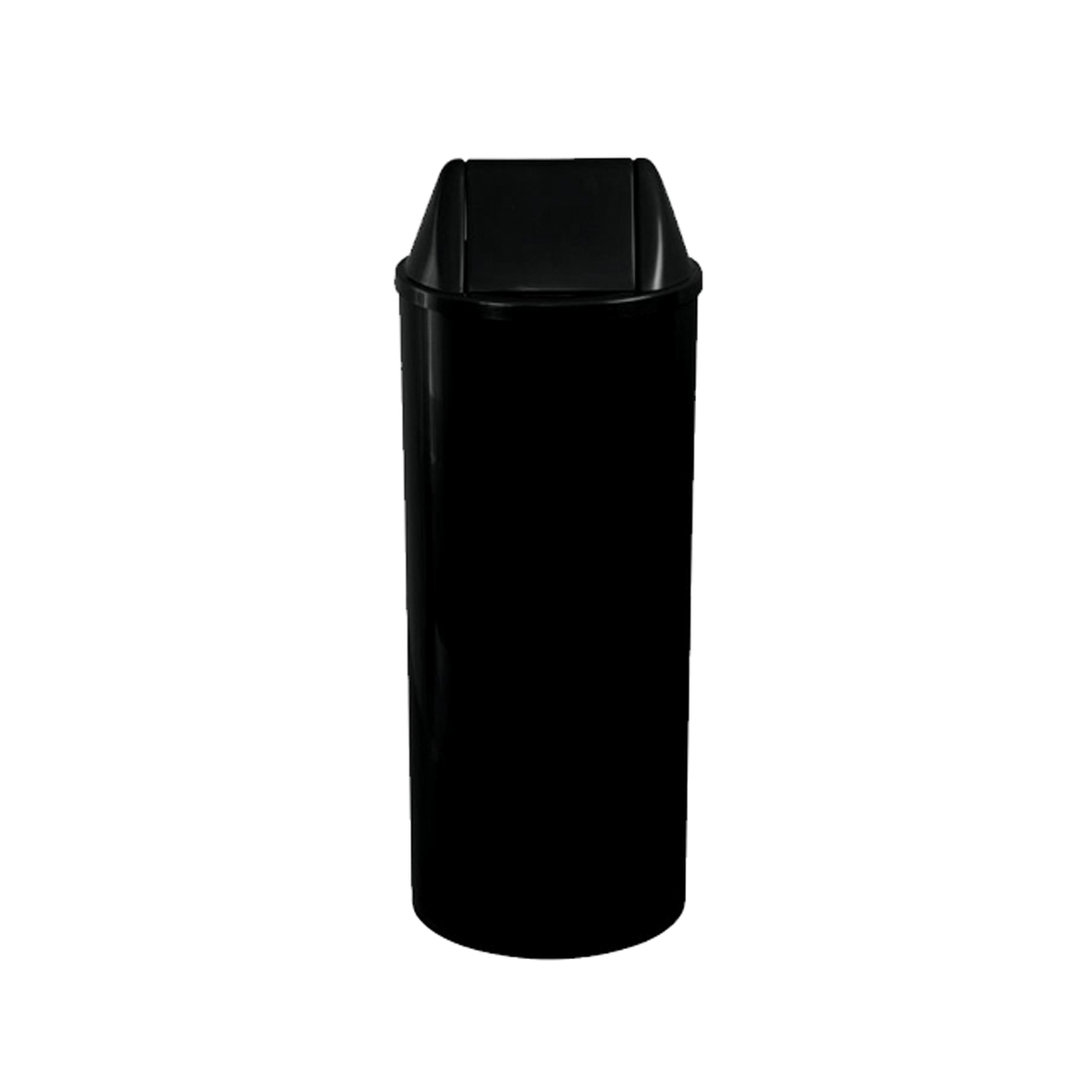 Lixeira Cesto Basculante com Tampa Preto 22L