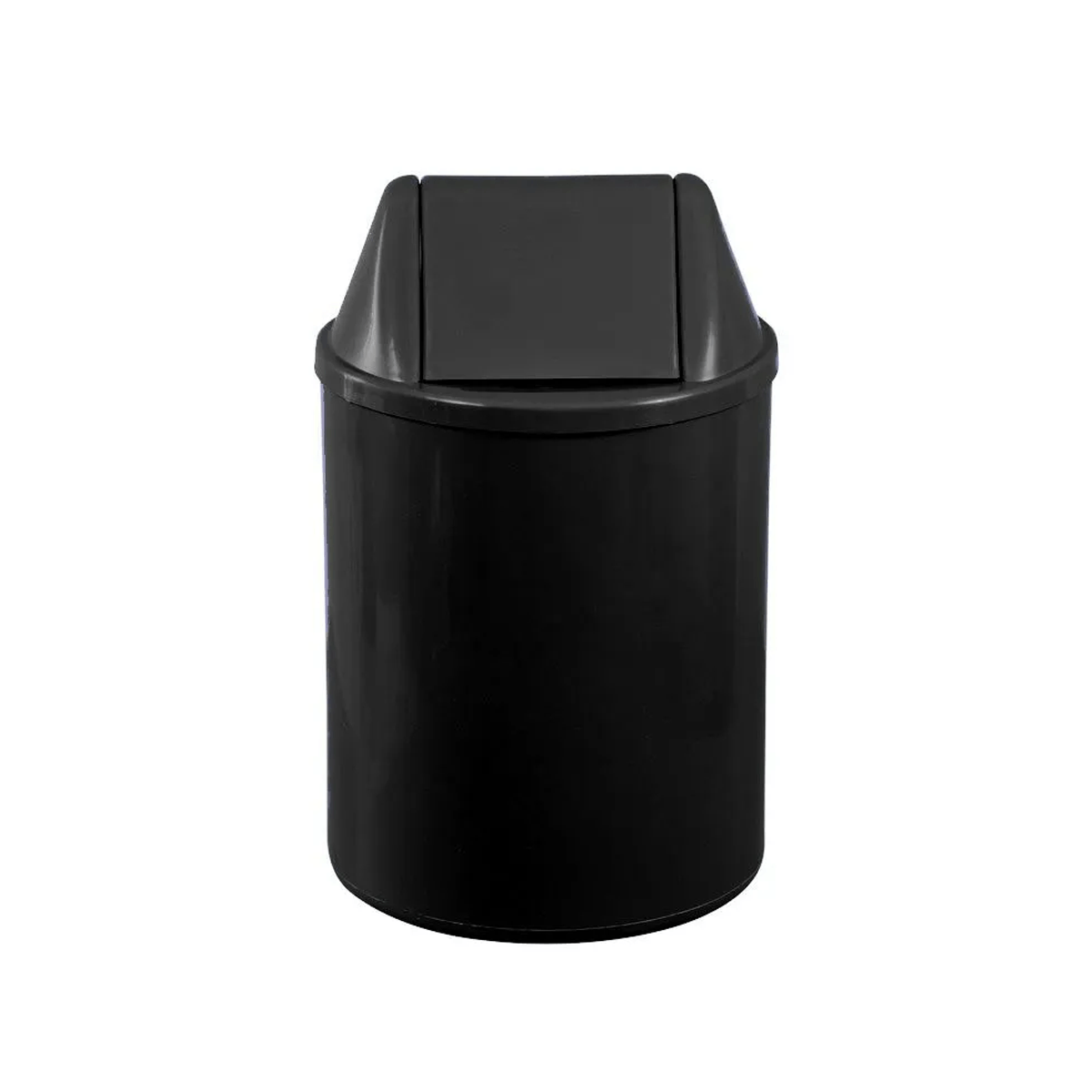 Lixeira Cesto Basculante Plástico Preto 12L