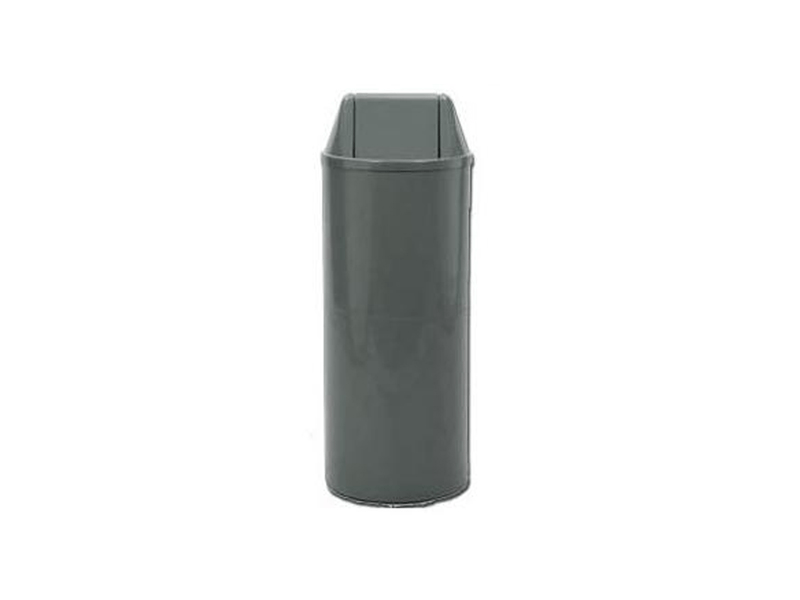 CESTO BASCULANTE COM TAMPA CINZA EB12B 50CM 22L