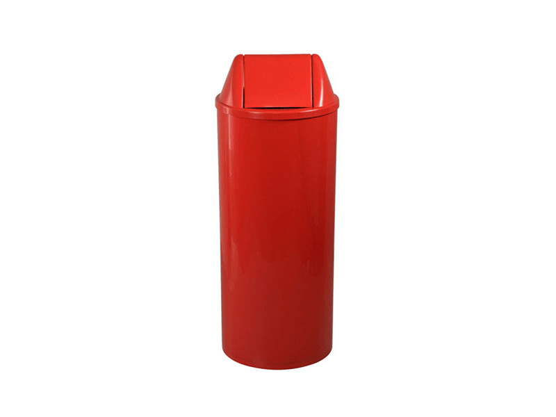 Lixeira Cesto Basculante com Tampa Vermelho 22L