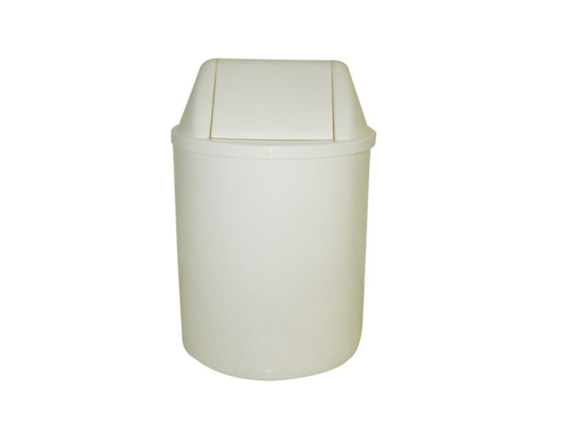Lixeira Cesto Basculante Plástico Branco 12L