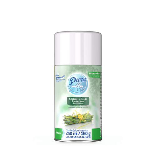 Odorizador Capim Limão Refil 250ml Puro Ar