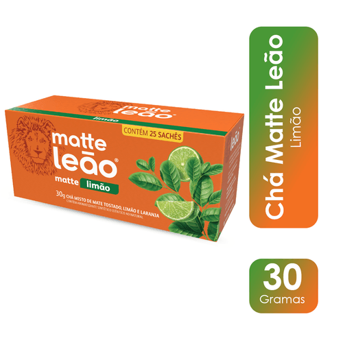 Chá Matte Limão 25x1,2g Leão