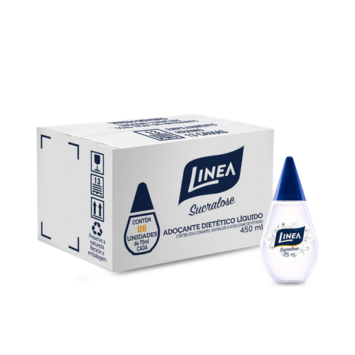 Adoçante Líquido Sucralose 6x75ml Linea