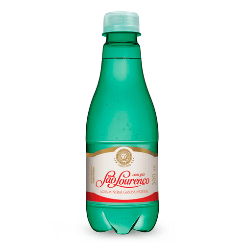Água Mineral Com Gás Fardo 12x300ml São Lourenço
