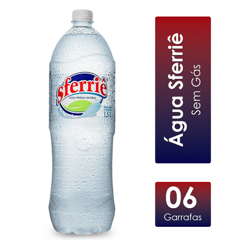 Água Mineral Sem Gás 6x1,5L Sferriê