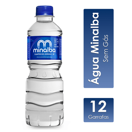 Água Mineral Sem Gás Fardo 12x310ml Minalba