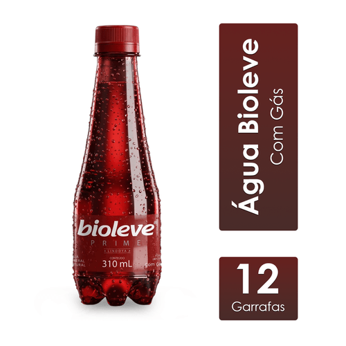 Água Mineral Com Gás Prime Fardo 12x310ml Bioleve