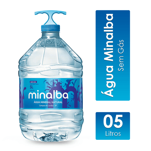 Água Mineral Sem Gás 5L Minalba