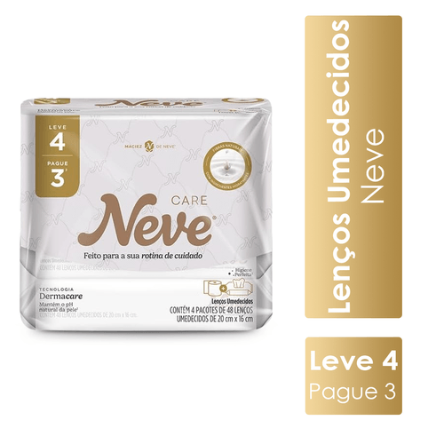 Lenço Umedecido 4x48 Neve Care