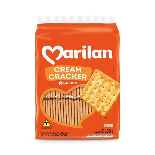 Biscoito Cream Cracker 300g Marilan