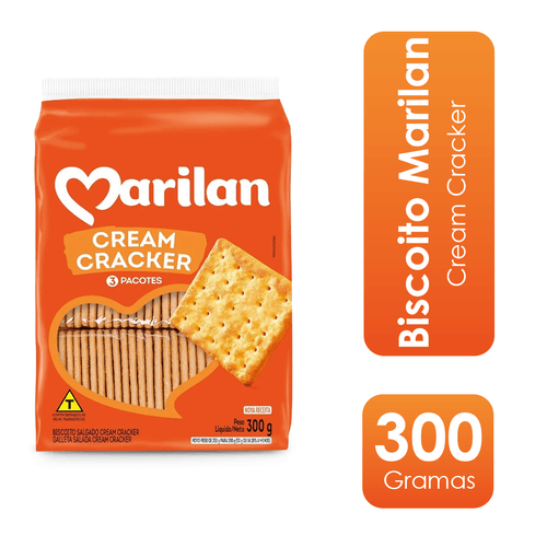 Biscoito Cream Cracker 300g Marilan