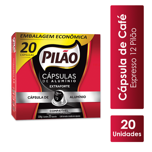 Cápsula de Café Espresso 12 20x5,2g Pilão