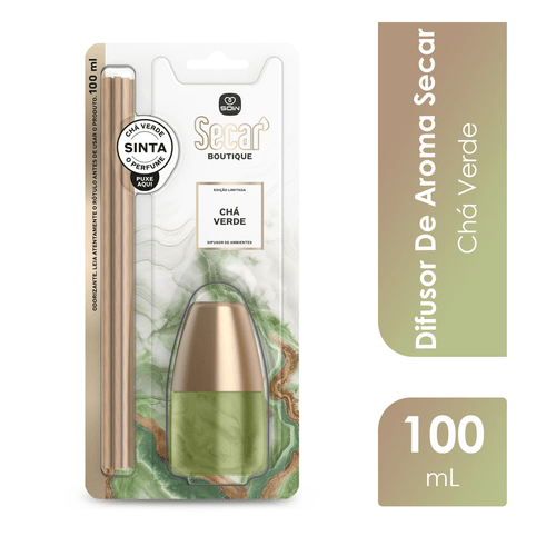 Difusor de Aromas Chá Verde 100ml Secar