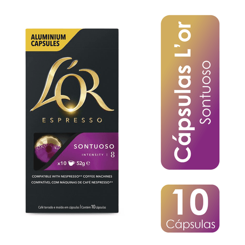 Cápsula de Café Espresso Sontuoso 10x5,2g L'or
