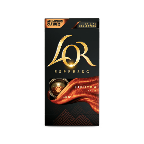 Cápsula de Café Espresso Colômbia 10x5,2g L'or