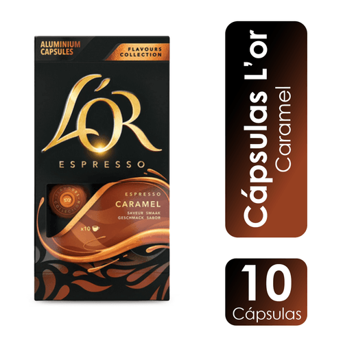 Cápsula de Café Espresso Caramel Cx. 10un de 5,2g  L'or