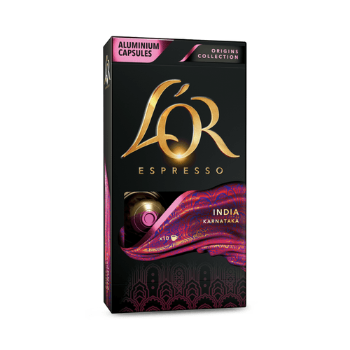Cápsula de Café Espresso Índia 10x5,2g L'or