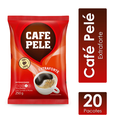 Café Almofada Extra Forte Fardo 20x250g Pelé
