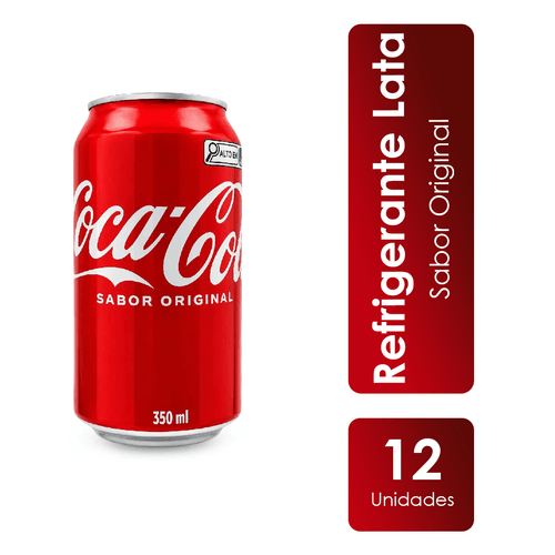 Refrigerante Lata 12x350ml Coca-Cola