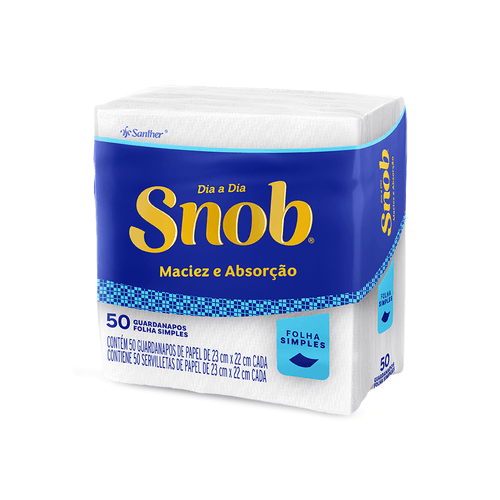 Guardanapo Pequeno Folha Simples GNB23 23x22 com 50 unidades Snob