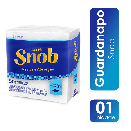 Guardanapo Pequeno Folha Simples GNB23 23x22 com 50 unidades Snob