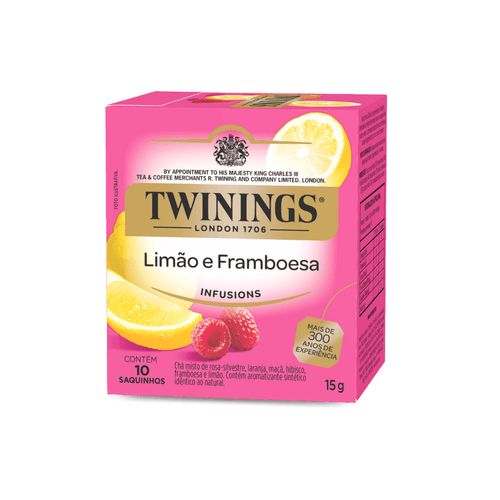 Chá Limão e Framboesa 10x2,0g Twinings