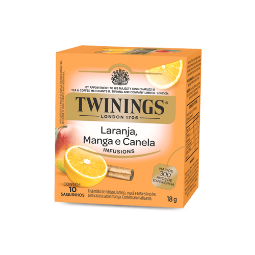 Chá Laranja, Manga e Canela 10x1,8g Twinings