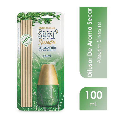 Difusor de Aromas Alecrim Silvestre Sensações 100ml Secar