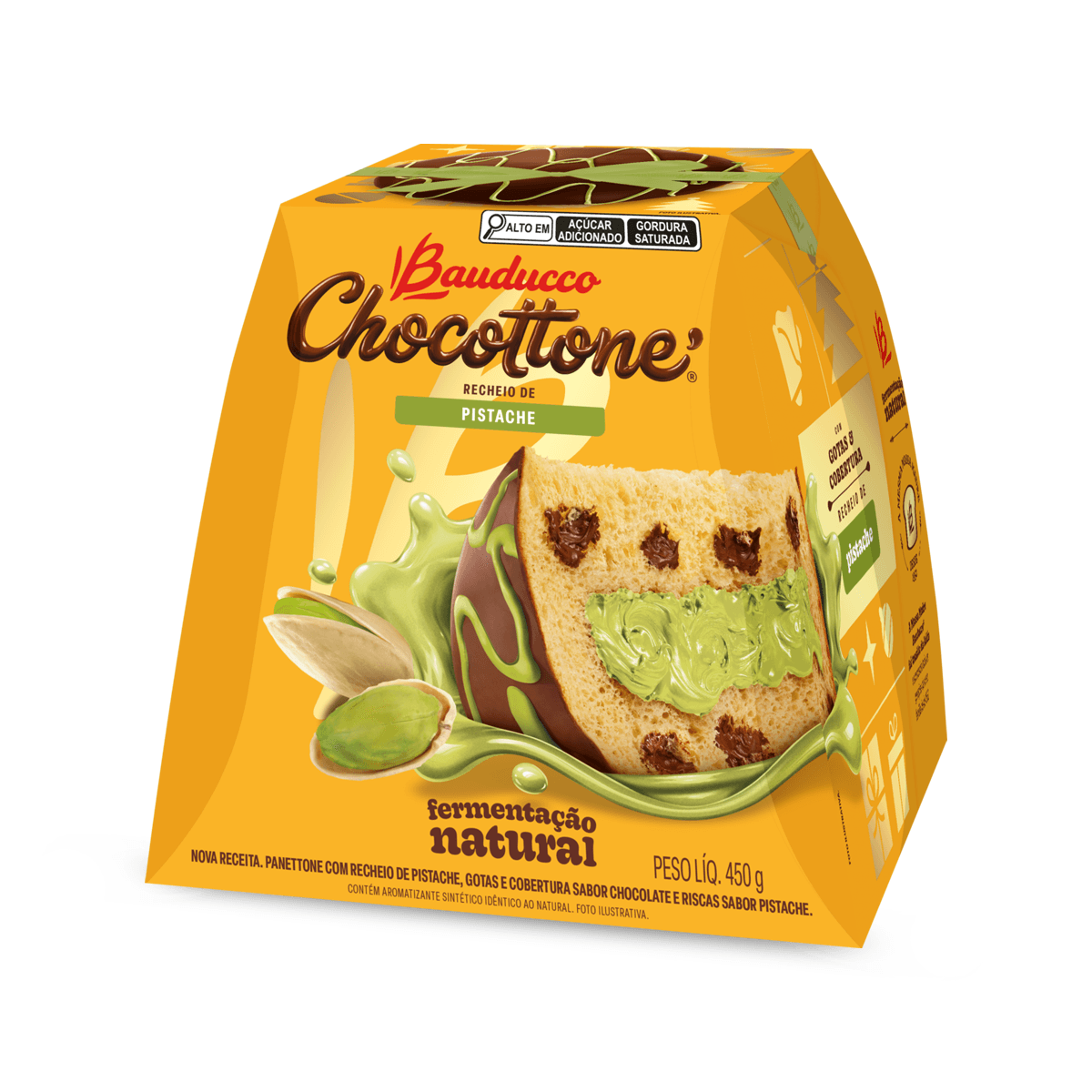 Chocottone Maxi Pistache 450g Bauducco