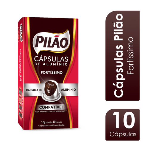 Cápsula de Café Espresso 10 10x5,2g Pilão