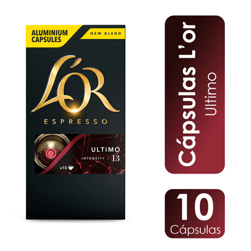 Cápsula de Café Espresso Último 10x5,2g L'or