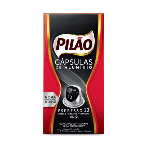 Cápsula de Café Espresso 12 10x5,2g Pilão