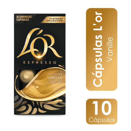 Cápsula de Café Espresso Vanille Cx.10un de 5,2g  L'or