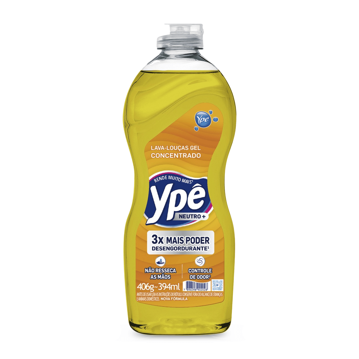 Detergente Gel Concentrado Neutro 406g Ypê